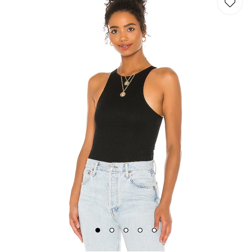 Lovers and Friends Reading bodysuit black XXS NWT